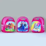 کوله پشتي مدرسه طرح دار سه زيپ