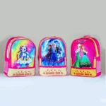 کوله پشتی مدرسه طرح دار جلو زيپ