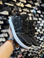 کتوني زنانه جردن وان مشکي براق - Image 4