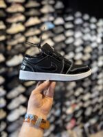 کتوني زنانه جردن وان مشکي براق - Image 3