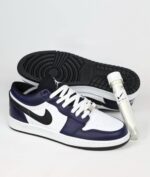 کتوني مردانه جردن وان سفيد سرمه اي