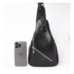 کيف دوشي ويتارا چرم کروکوديل مشکي - Image 3