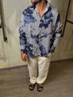 پيراهن آستين بلند طرح دار - Image 2