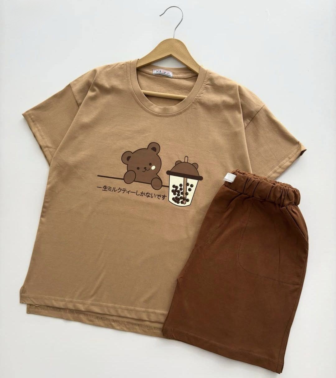 IMG_8810 ست تيشرت لوارک تدي - Image 1