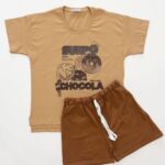 ست تيشرت شلوارک دونات