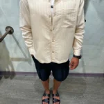 پيراهن مردانه آستين بلند راه راه