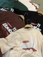 تيشرت بيسکويتي چاپbouble - Image 2