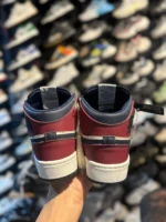 کتونی جردن وان ساقدار سرمه ای زرشکی - Image 2