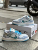 کتوني مردانه دراگون آبي سفيد