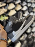 کتونی مردانه ترويس ساقدار طوسی - Image 2