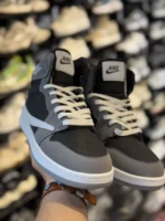 کتونی مردانه ترويس ساقدار طوسی - Image 4