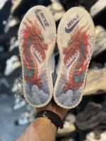 کتونی دخترانه دراگون سرمه ای - Image 4