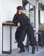 ست دخترانه سويشرت شلوار با کيف تدي