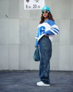 ست سه تيکه دخترانه دورس شلوار با کوله توريا - Image 4