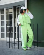 ست دو تيکه اورال با کت کتان نازيلا