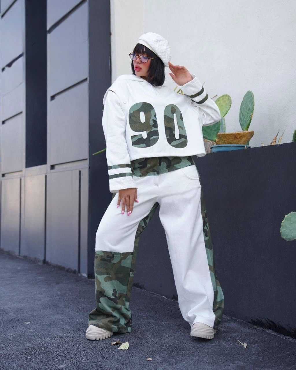 IMG_0536 (1) ست هودي شلوار چيريکي ماهورا - Image 1