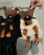 هودي دخترانه تدي با کيف آوات - Image 6