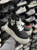 نيم بوت لژدار مردانه نيکدولف مشکي سفيد - Image 3