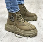 نيم بوت لژدار مردانه نيکدولف سبز