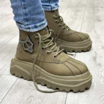 نيم بوت لژدار مردانه نيکدولف سبز