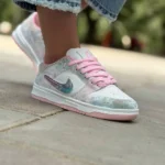 کتونی زنانه دراگون طوسي صورتی