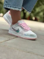 کتونی زنانه دراگون طوسي صورتی