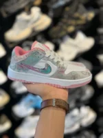 کتونی زنانه دراگون طوسي صورتی - Image 4