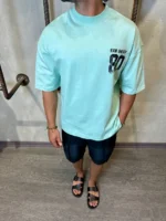 تيشرت مردانه ماکان چاپ شماره80 - Image 3