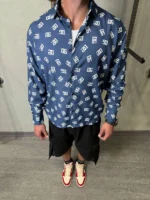 پيراهن آستين بلند طرح دارDG - Image 5