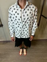 پيراهن آستين بلند طرح دارDG - Image 2