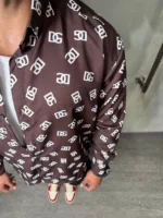 پيراهن آستين بلند طرح دارDG - Image 4