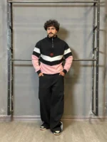 دورس نيم زيپ چند رنگ - Image 4