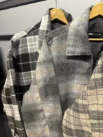 پيراهن چهارخانه زیپی - Image 4