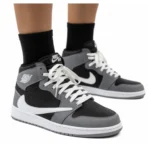 کتونی مردانه ترويس ساقدار طوسی