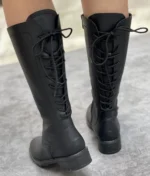 بوت بلند زنانه پشت بندی - Image 2