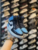 کتونی زنانه جردن وان ساقدار سرمه اي آبی - Image 3