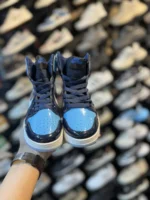 کتونی زنانه جردن وان ساقدار سرمه اي آبی - Image 2