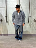 پيراهن پشمی طرحدار