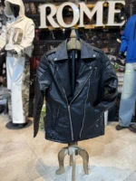 کاپشن چرم مصنوعی پليسی ساده - Image 2