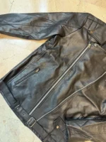 کاپشن مردانه چرم مصنوعی پليسی - Image 3