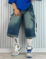 شلوارک بگ6جيب تينت