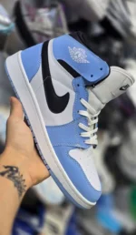 کتونی جردن وان ساقدار مشکی آبی - Image 2