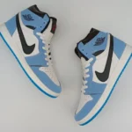 کتونی جردن وان ساقدار مشکی آبی