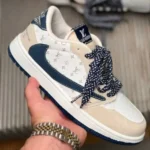 کتونی زنانه لوويتون سفيد سرمه ای