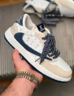 کتونی زنانه لوويتون سفيد سرمه ای