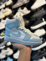 کتونی جردن وان ساقدار سفيد آبی - Image 3