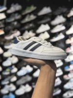 کفش ونس زنانه کيتی سفيد سرمه ای - Image 3