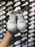 کفش ونس زنانه کيتی سفيد سرمه ای - Image 2