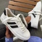 کفش ونس زنانه کيتی سفيد سرمه ای