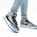 کتونی زنانه ترويس ساقدار سرمه ای